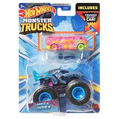 Set Masinute Hot Wheels Monster Truck Mega Wrex Scara Emag Ro
