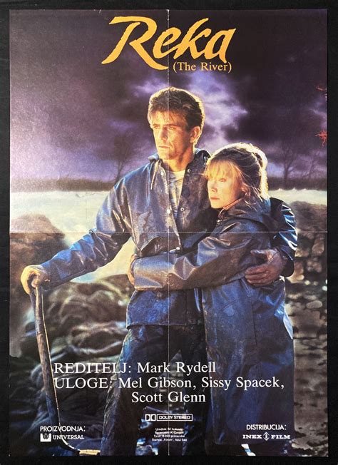 Original Movie Poster The River Mark Rydell Sissy Spacek Mel Gibson 1984