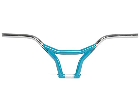 Haro Lineage Kneesaver Handlebars 85 Turquoise Chrome Sams Bmx