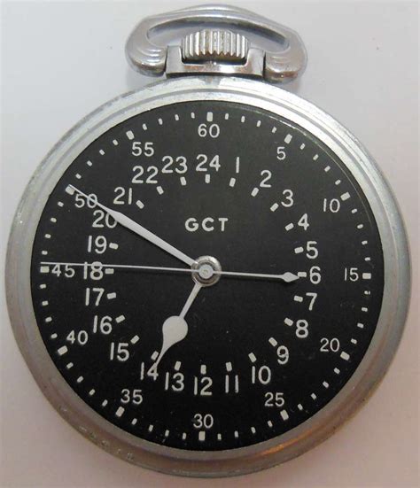 Wwii Hamilton An 5740 Navigational Gct Pocket Watch Working Running No