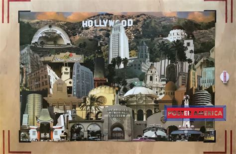 Hollywood Scenic Collage Poster 24 X 36 Posteramerica
