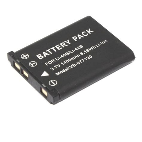 Аккумулятор для фотоаппарата Olympus Li-40B, Li-42B 3.7V 1400mAh купить ...