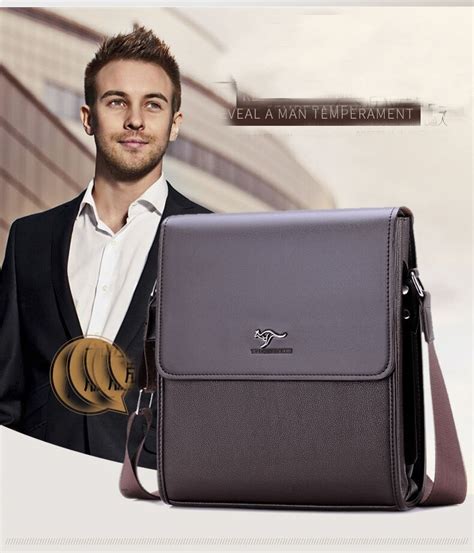 Мужские сумки, Повседневная Сумка-кенгуру на плечо, мужской портфель ...