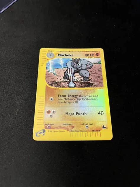 Pokemon Machoke Rara Skyridge Reverse Holo Eng Near Mint Eur