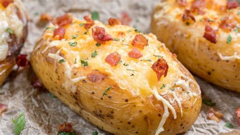 Receta Para Preparar Papa Al Horno Con Queso La Guarnición Perfecta