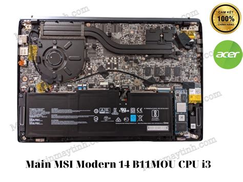Main MSI Modern 14 B11MOU CPU i3