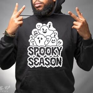 Spooky Season Svg Cute Halloween Svg Hot Ghoul Svg Ghost Vibes Svg Funny Halloween Svg