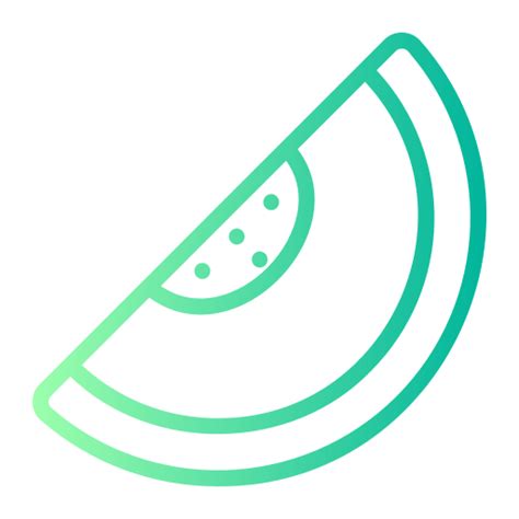 Melon Generic Gradient Outline Icon