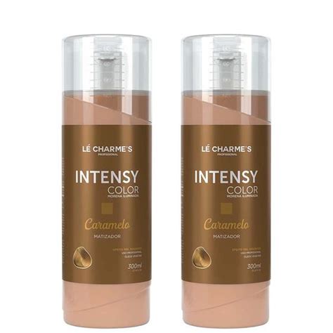 Kit 2 Matizador Lé Charme s Intensy Color Caramelo 300ml Matizador