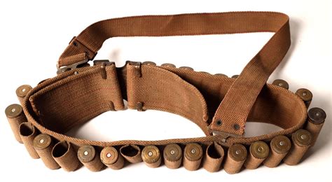 Canvas Belt With 12 Gauge Brass Shells By Remington Umc And Winchester [161282] Holabird