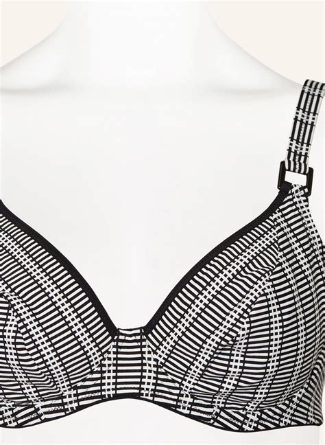 Lidea Underwired Bikini Top MONOCHROME FLOW In White Black