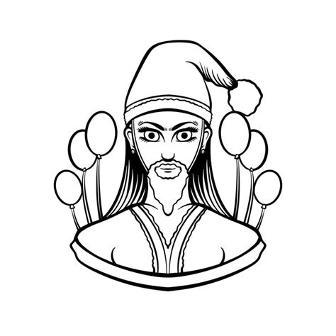 Vector Christmas Coloring Book Cartoon 34624816 Vector Art At Vecteezy