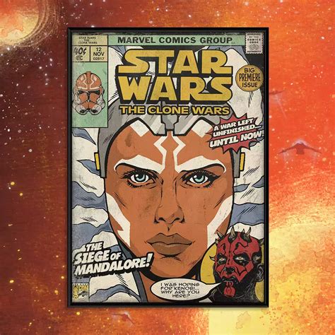 Постер "Star Wars The Clone Wars: The Siege of Mandalore" – купить за ...