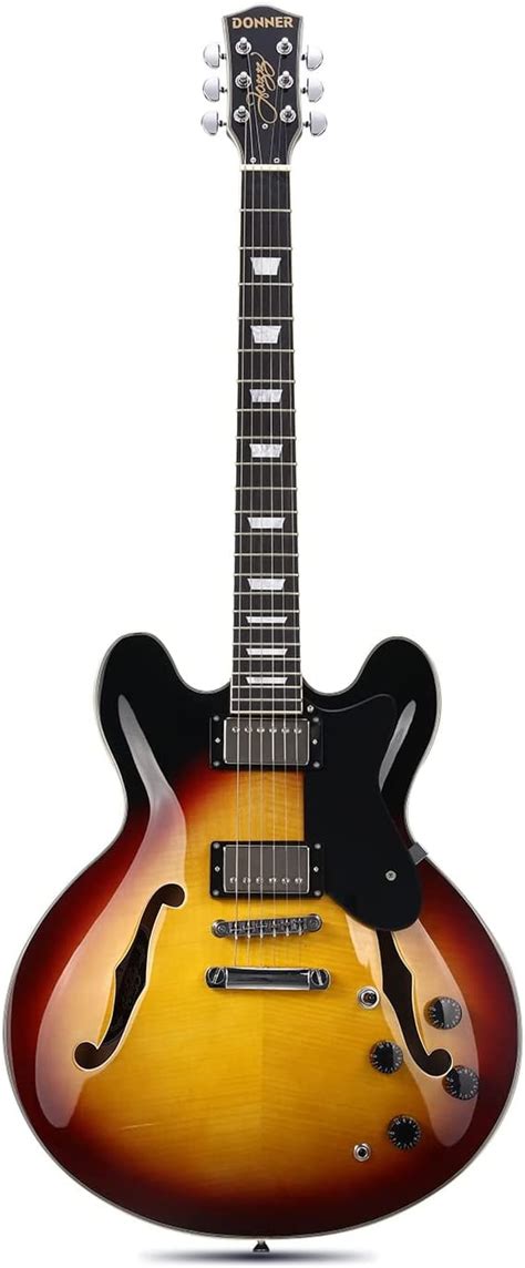 Donner Djp 1000 Semi Hollow Electric Jazz Guitar Guam Ubuy