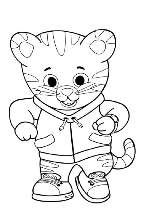 Daniel Tiger Da Colorare - 40 Disegni di Daniel Tiger da Colorare da stampare gratis