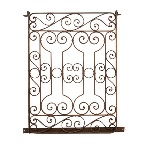 Reclaimed In H Curled Wrought Iron Vertical Fence Olde Good Things