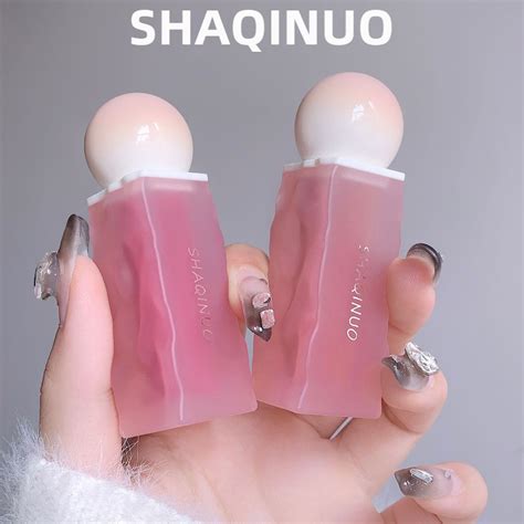 SHAQINUO ลิปกลอสให้ความชุ่มชื้นแบบไม่ติดถ้วย | Shopee Thailand