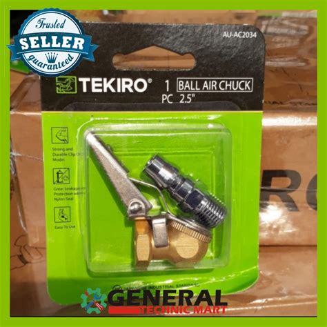 Jual Alat Isi Angin Inch Kuningan Model Keong Ball Air Chuck Tekiro