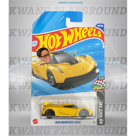 Xe mô hình Hot Wheels basic Koenigsegg Jesko vàng case F Shopee Việt Nam