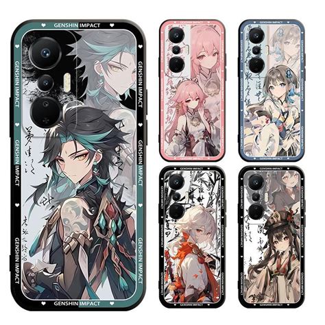 Infinix Hot 11s 11 10 10s 10t 10i 9 X682 X662 X675 SMART 5 Play NFC Pro Genshin Impact Hu Tao