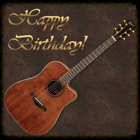 Happy Birthday Nice Guitar Wish Birthday Birthday Wishes