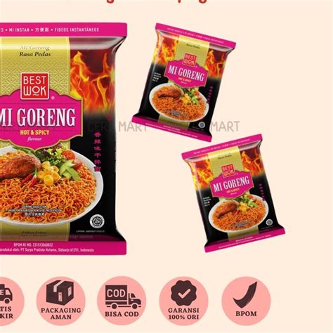 Jual Best Wok Mi Mie Goreng 1 DUS 20 Pcs Bisa Mix Original Hot Spicy