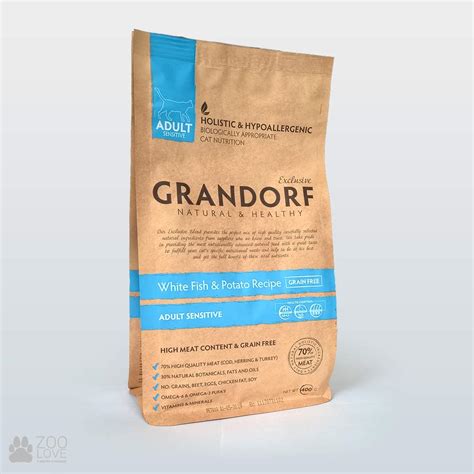 Купить корм для кошек Grandorf White Fish & Turkey Skin & Coat Care ...