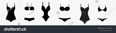 Transparent Bikini Stock Vectors Images Vector Art Shutterstock