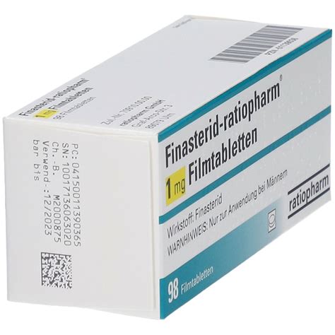 Finasterid Ratiopharm Mg St Mit Dem E Rezept Kaufen Shop Apotheke