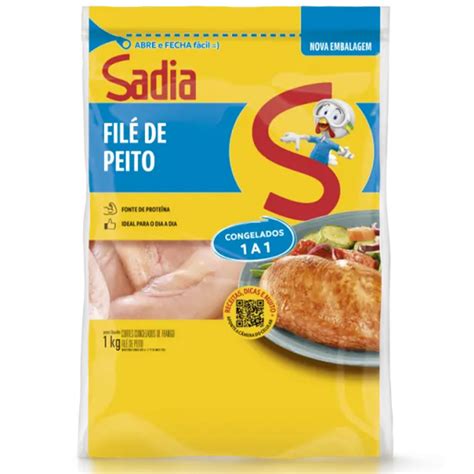 File Peito Frango Sadia Pct Kg