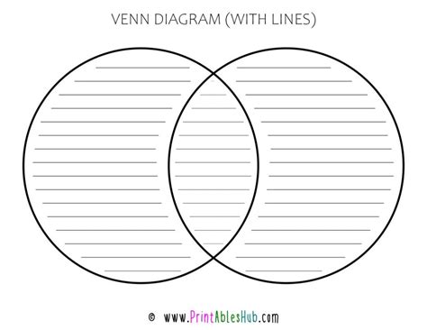 Printable 23 And 4 Circle Venn Diagram Template Pdf Blank With