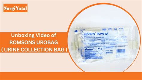 ROMSONS UROBAG Romo 10 Romsons URINE COLLECTION BAG Surginatal