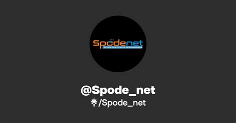 Spodenet Twitter Instagram Facebook Linktree