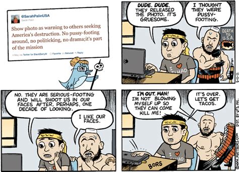 Political Irony Serious Pussy Footing