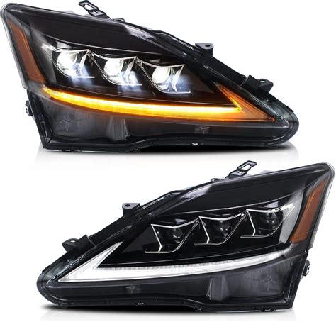 Amazon VLAND Led Headlights Compatible With Lexus IS250 IS250C