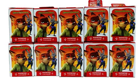 Зверополис игрушки. Открываем сюрприз Свит Бокс. Мультик для детей ...