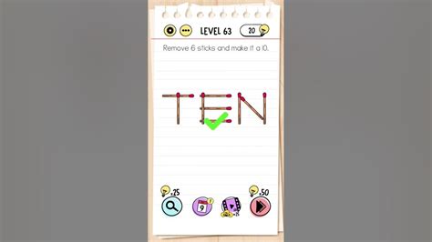 Brain Test Level 63 Youtube