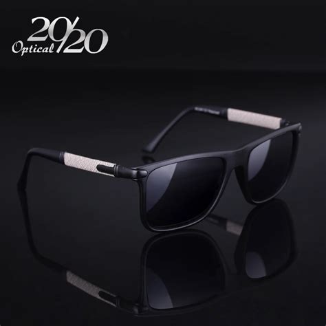 New Brand Men Polarized Sunglasses Black Style Male Square Glasses