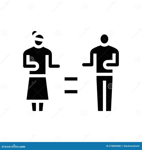 Women Equality Day Text Calligraphy With Women Portrait Silhouette