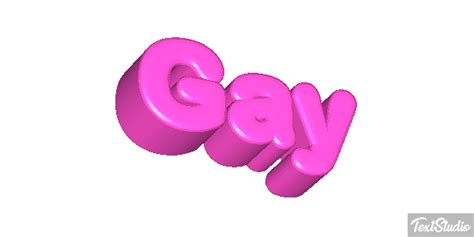 Gay Word Animated Logo Designs