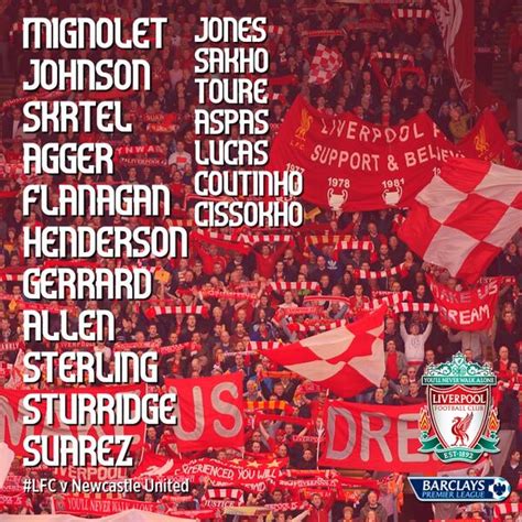 Confirmed LFC line-up vs Newcastle United : r/LiverpoolFC