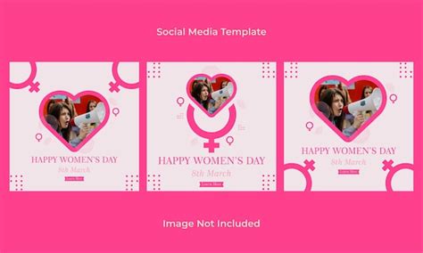 Premium Vector International Womens Day Social Media Post Template