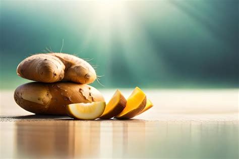 Premium Photo A Pile Of Potatoes With The Sun Behind Them
