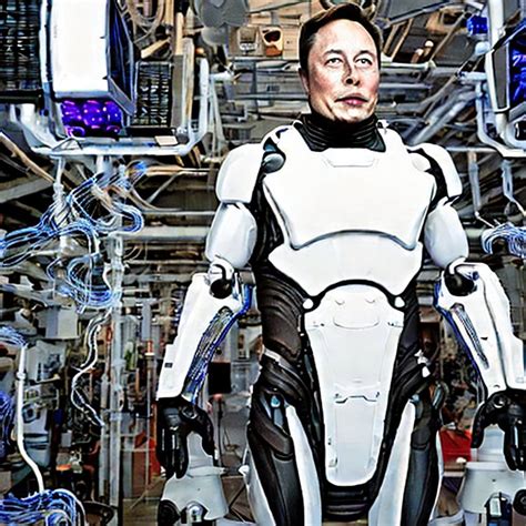 Stabilityaistable Diffusion · Cyborg Elon Musk