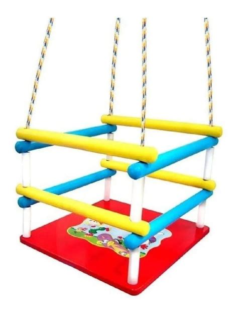 Balançador Para Criança - Balanço Bebe Azul Para Criança Suspenso Menino Divertido Mdf ...