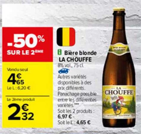 Promo Bi Re Blonde La Chouffe Chez Carrefour Icatalogue Fr