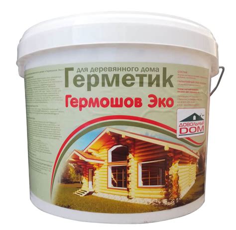 Шовный герметик для деревянного дома "Гермошов Эко"