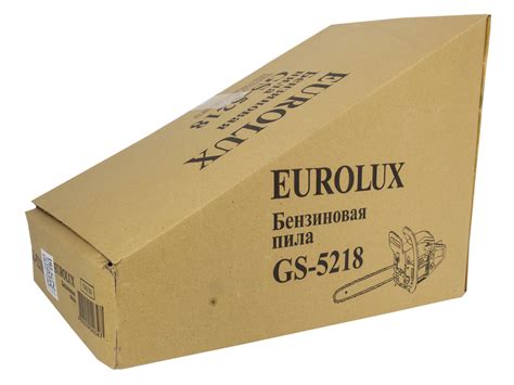 Бензопила Eurolux GS-5218 за 7 290 р. - купить на официальном сайте в ...