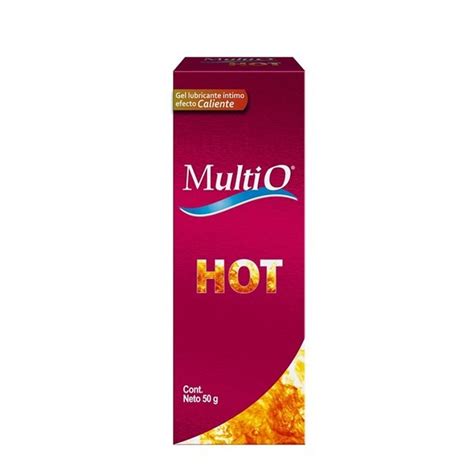 Multi O Gel Lubricante Efecto Hot X Gr Multi O Preservativos