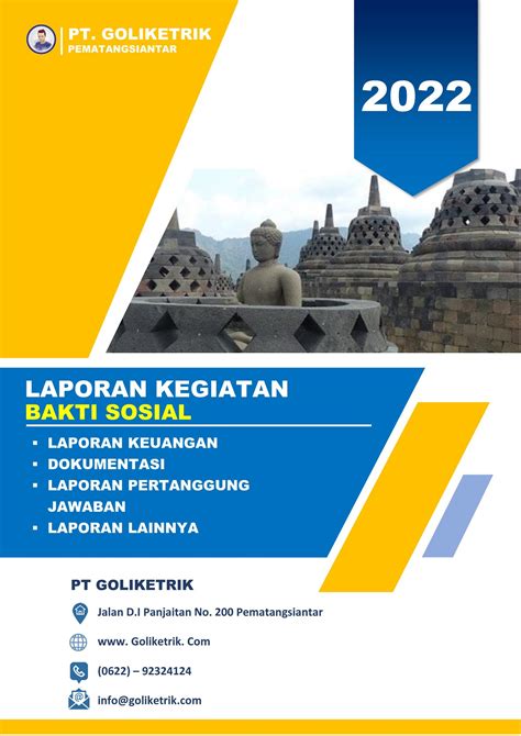 Download Template Cover Laporan Keuangan Docx Word Goliketrik